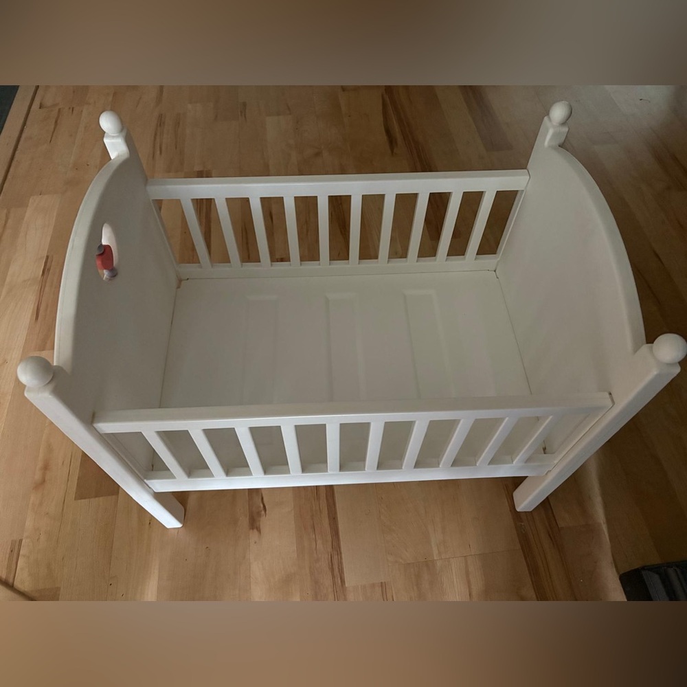 American Girl Bitty Baby Heart Crib